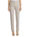 Michael Kors Samantha Crepe Sable Pants In Gray