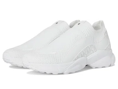 Michael Kors Sami Sneakers Women's White Stretch Knit Trainer Shoes Ver423