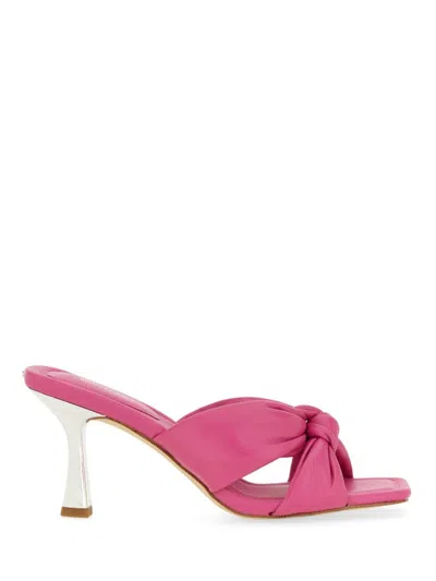 Michael Kors Sandal Elena In Fuchsia