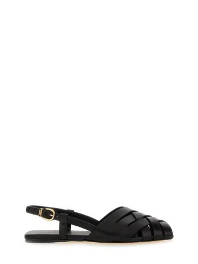Michael Kors Irene Sling Flat In Black