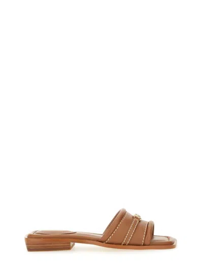 Michael Kors Sandal "mandy" In Brown