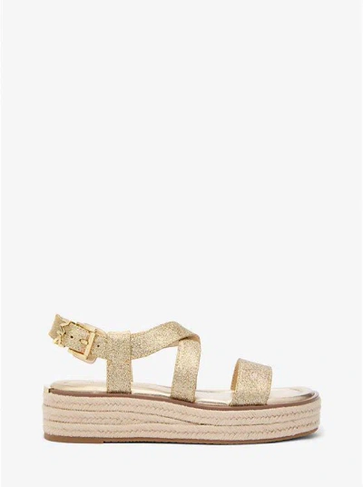 Michael Kors Sandals In Gold