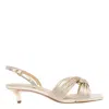 Michael Kors Sandals In Gold