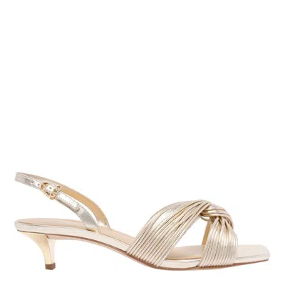 Michael Kors Sandals In Gold