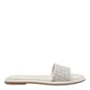 Michael Kors Round Toe Slippers In White