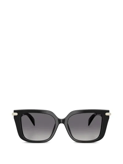 Michael Kors Santo Domingo Square Embellished Sunglasses In Black