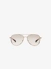 Michael Kors São Paulo Blue Light Glasses In Gold