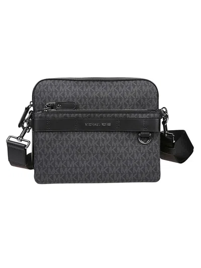 Michael Kors Hudson Dual Crossbody Bag In Black