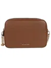 Michael Kors Bryant Medium Double Zip Chain Crossbody Camera Bag In Brown