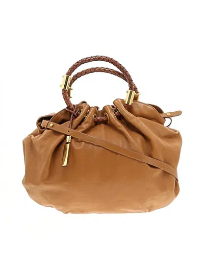 Pre-owned Michael Kors Satchel In Brown