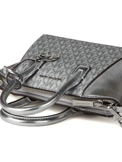 Michael Kors Satchel In Silver