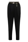 Michael Kors Straight-leg Tailored Trousers In Black