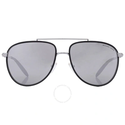 Michael Kors Saxon Silver Mirror Pilot Men's Sunglasses Mk1132j 10146g 59