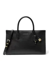 Michael Kors Scarlett Medium East West Satchel In Black