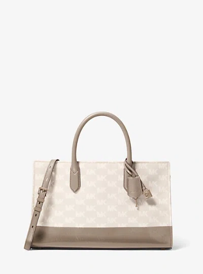 Michael Kors Scarlett Medium Logo Jacquard Satchel