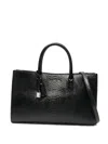 Michael Kors Scarlett Snakeskin-effect Tote Bag