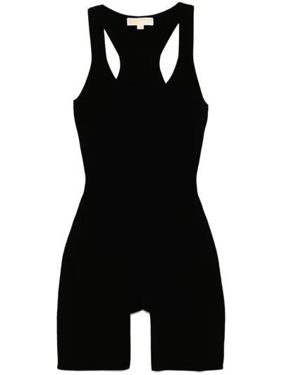 Michael Kors Scoop-neck Bodysuit In Black