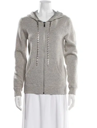 Pre-owned Michael Kors Scoop Neck Sweater In Gray