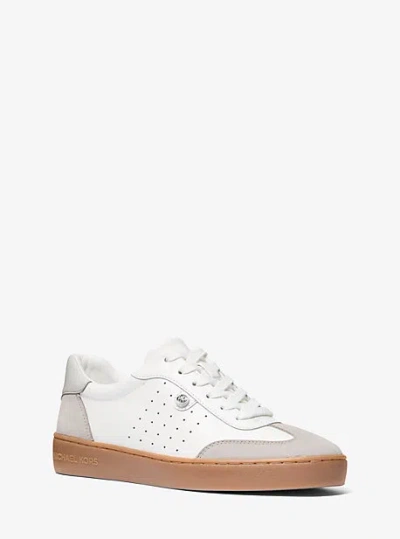 MICHAEL KORS SCOTTY LEATHER SNEAKER