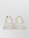Michael Kors "scotty" Sneakers With Flat Sole And Gold Accents