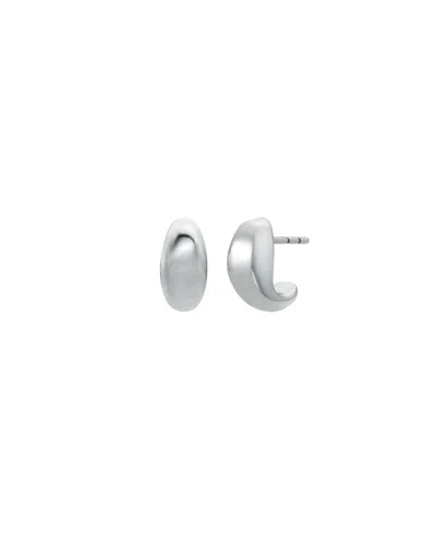 Michael Kors Sculptural Stud Earring In Orange