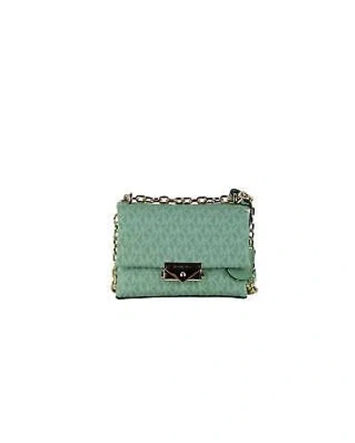 Pre-owned Michael Kors Sea Green Convertible Flap Crossbody Bag - Crossbody Bags - Sea In Sea Green Multi