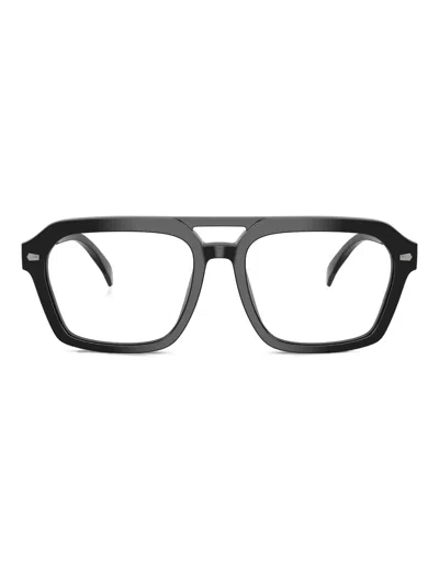 Michael Kors Seaview Geometric Glasses In Black