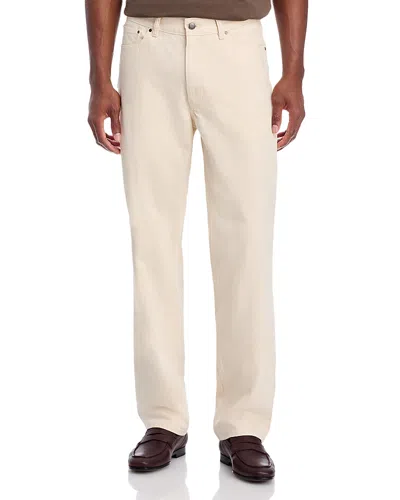 Michael Kors Seeded Finn Straight Fit Jeans In Ecru In Neutral