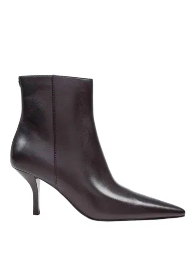 MICHAEL KORS SELINA BOOT IN BLACK LEATHER