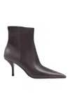 Michael Kors Selina Boot In Leather And Storm Color In Multi