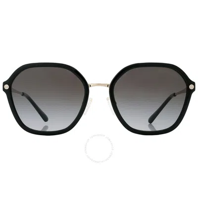 Michael Kors Seoul Grey Gradient Irregular Ladies Sunglasses Mk1114 10148g 56