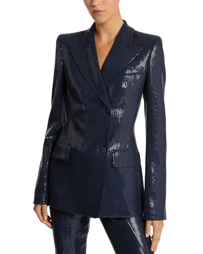 MICHAEL KORS SEQUIN DOUBLE BREASTED BLAZER