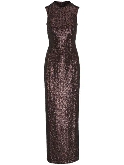 MICHAEL KORS SEQUIN-EMBELLISHED MAXI DRESS