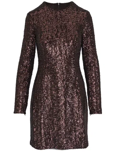 MICHAEL KORS SEQUIN-EMBELLISHED MINI DRESS