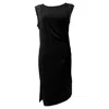 Michael Kors Sequin-embellished Sleeveless Midi Dress In Black Polyester In Black