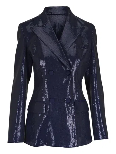 MICHAEL KORS SEQUIN-EMBROIDERED BLAZER