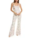 Michael Kors Sequin Lace Silk-lined Jumpsuit In White
