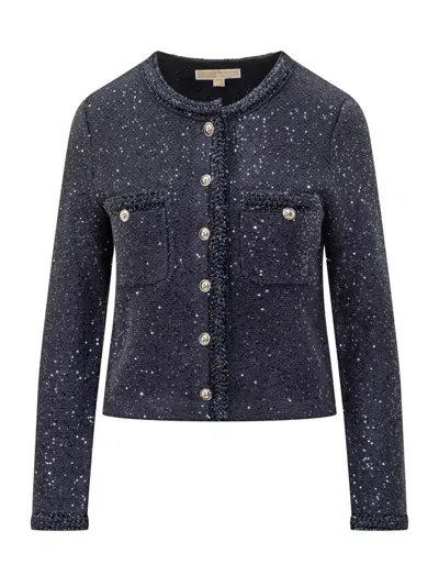 Michael Kors Sequin Pkt Snap Jkt