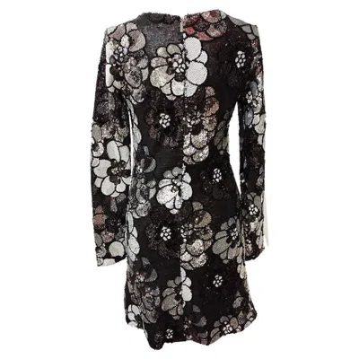 Pre-owned Michael Kors Sequins Dress Size Xs In Black