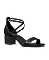 Michael Kors Serena Flex High-heeled Sandals In Black