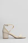 Michael Kors Serena Flex Sandal Sandals In Beige Leather