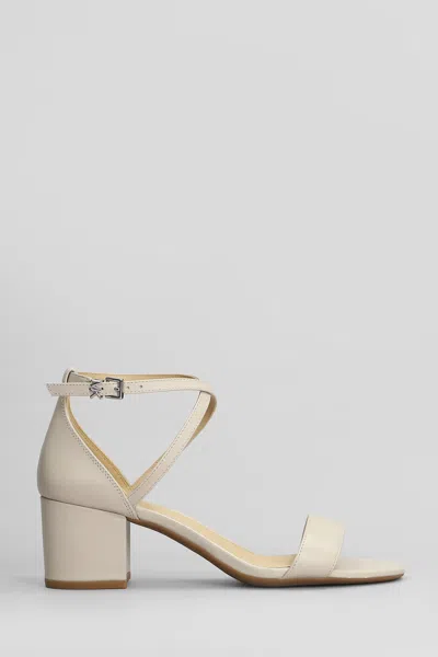 Michael Kors Serena Flex Sandal Sandals In Beige Leather