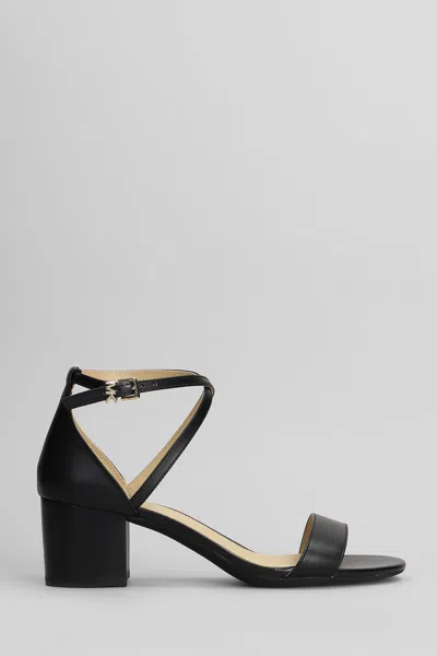 Michael Kors Serena Flex Sandal Sandals In Black Leather