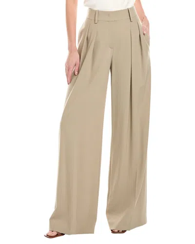 Michael Kors Serge Slouch Wool Pant In Neutral