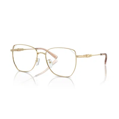 Michael Kors Shanghai Demo Butterfly Ladies Eyeglasses Mk3081d 1014 56 In Gold