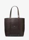 Michael Kors Sharon Medium Leather Tote Bag In Brown