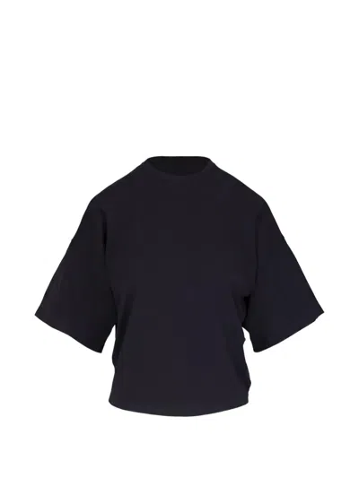 Michael Kors Shaun Stretch Viscose T-shirt In Black