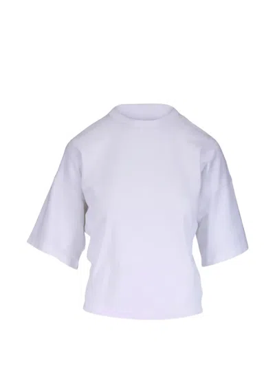 Michael Kors Shaun Stretch Viscose T-shirt In White