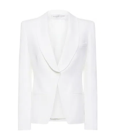 Michael Kors Shawl Suit Coat In White