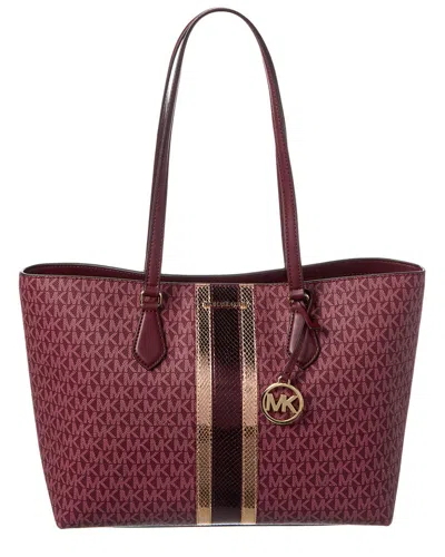 Michael Kors Sheila Large Coated Canvas Tote